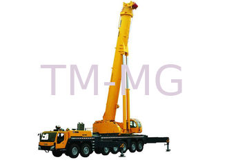 Durable Single-Cylinder Hydraulic Mobile Crane , 7-Axle All Terrian Crane QAY400
