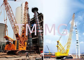 Durable XCMG Mobile Hydraulic Crawler Crane QUY650 With Heavy Light Boom