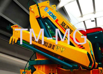 品質  Durable XCMG Knuckle Boom Truck Mounted Crane 6300kg Safety For Mining Industry 工場