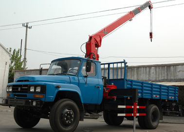 Durable 3.2 Ton Lifting Telescoping Boom Truck Mounted Crane , 6.72 T.M